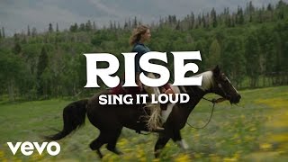 Caroline Jones  Rise Lyric Video [upl. by Naginnarb542]