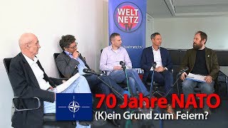 70 Jahre NATO  Kein Grund zum Feiern  Daniele Ganser Uli Gellermann Diether Dehm Lucas Wirl [upl. by Weed551]