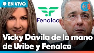 Vicky Dávila inicia su campaña de la mano de Uribe y Fenalco ¿Menonitas colonizando Puerto Gaitán [upl. by Yawnoc]