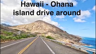 4K Hawaii  Ohana Island drive around [upl. by Toombs]