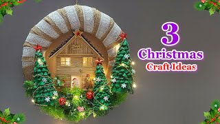 3 Economical Christmas decoration idea with Plastic Bottle DIY low Budget Christmas craft idea🎄116 [upl. by Viola675]