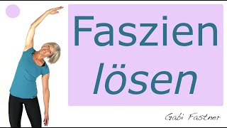 💜 20 min Faszien lösen  ohne Geräte im Stehen [upl. by Yenaj966]