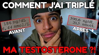 COMMENT JAI TRIPLÉ MA TESTOSTÉRONE NATURELLEMENT  Booster Sa Testostérone [upl. by Heuser]