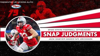 Snap Judgments Ohio State sack leader defensive leader Jack Sawyer returning for senior season [upl. by Tnirb]