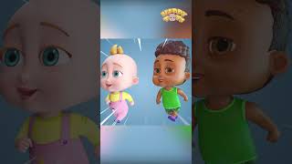 Walking Walking Hop Hop Song Part 1  Nursery Rhymes amp Kids Songs  Happy Tots [upl. by Ria982]