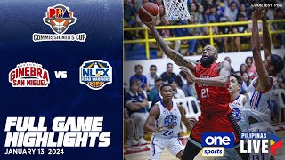 Brgy Ginebra vs NLEX highlights  PBA Season 48 Commissioners Cup  Jan 13 2024 [upl. by Arratahs]