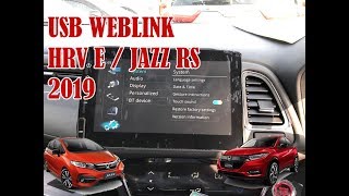 CARA GAMPANG WEBLINK  MIRRORING DI HEAD UNIT HRV E  JAZZ RS 2019 [upl. by Heringer]