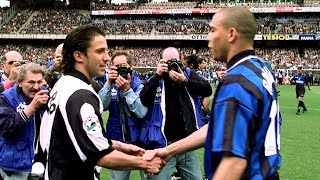 Ronaldo Fenomeno vs Del Piero  Inter vs Juventus  199798 Serie A [upl. by Raynata]