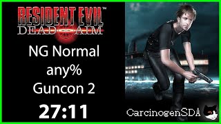 Resident Evil Dead Aim PS2 Speedrun  any Normal w Guncon 2  2711 Commentated [upl. by Magdala]