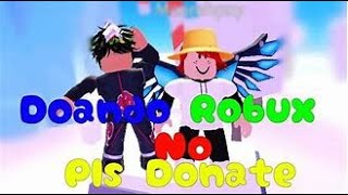 Doando ROBUX para pessoas aleatórias [upl. by Nnyleuqaj]