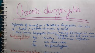 Chronic Dacryocystitis Ophthalmology [upl. by Gadmann]