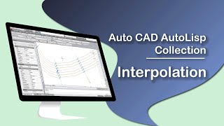 AutoCAD Autolisp  Elevation Interpolation [upl. by Alaham268]