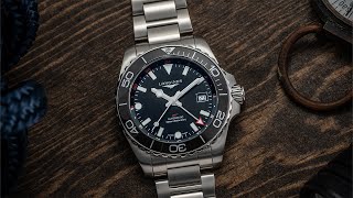 The Best Attainable Swiss True GMT Dive Watch  Longines HydroConquest GMT [upl. by Llednil461]