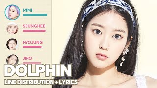 OH MY GIRL  Dolphin Line Distribution  Color Coded Lyrics PATREON REQUESTED [upl. by Clapp]