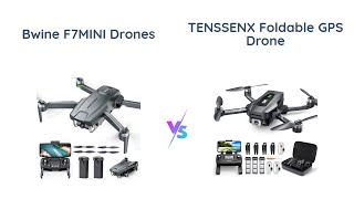 🚀 Drone Comparison Bwine F7MINI vs TENSSENX Q8 [upl. by Lothaire295]