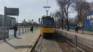 5h Tram Ride Warsaw Poland 4K [upl. by Jinny679]