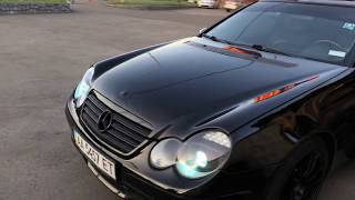 Mercedes Sportcoupe headlights tuning cl203 w203 Мерседес coupe [upl. by Iana]