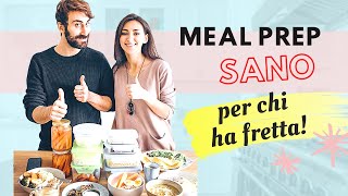 COME ORGANIZZO i pasti della settimana  MEAL PREP la tecnica per mangiare SANO per chi ha fretta [upl. by Nauqyaj605]