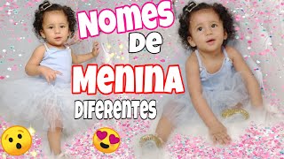 6 Nomes Super diferentes Femininos Nomes Lindos Para Bebe Menina [upl. by Schifra]