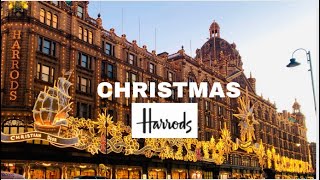 LONDON STUNNING HARRODS CHRISTMAS SHOPPING 🎄4k ❤️2023 [upl. by Adabel]