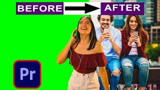 How to Remove GREEN SCREEN Background in video in Premiere Pro  Premiere Pro Tutorial [upl. by Ulick]