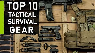 Top 10 Must Have Tactical Survival Gear amp Gadgets [upl. by Pincas]