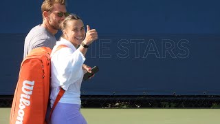 Aryna Sabalenka PRACTICE US Open 2024 [upl. by Eimareg]