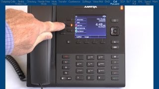 Mitel® 6867i EndUser Training amp Features Tutorial 3Way Conference [upl. by Esylla]