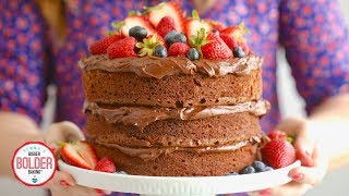 10Minute Easy Chocolate Cake  Made in the Microwave  Bigger Bolder Baking [upl. by Kerrill829]