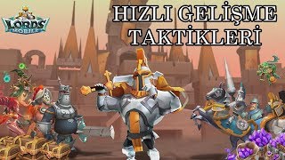 Lords Mobile Hızlı Gelişme Taktikleri LordsMobile [upl. by Georgy]