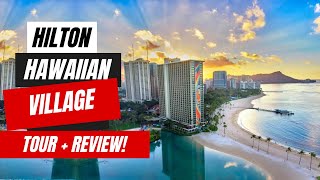 Hilton Hawaiian Village Waikiki Beach Resort Tour and Review  Rainbow Tower Upgrade [upl. by Winer]