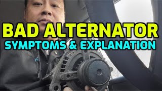 SIGNS OF A BAD ALTERNATOR [upl. by Olds261]