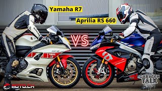 Honda CBR65OR 🆚️ Yamaha YZF R7 🆚️ Aprilia RS660 🆚️ Kawasaki Ninja 650  Acceleration Top Speed🔥🔥 [upl. by Heger]