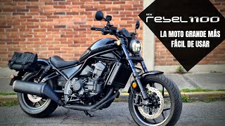 ¿Moto grande automática Honda Rebel 1100 DCT Review [upl. by Ayamahs]