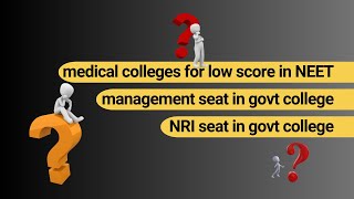 CENTAC Puducherry MBBS Cutoff  Seats for Low Score in NEET [upl. by Anilyx415]