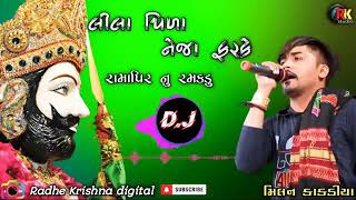 milan kakadiya  લીલા પિળા નેજા ફરકે રામાપિર રમકડું  dj remix songs  makwana gopal gadhula [upl. by Fleece]