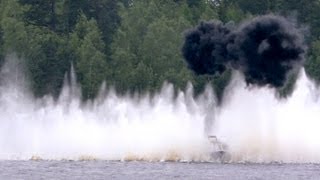 Big Navy Gun Blasts Boats Future Weapons [upl. by Eenattirb]