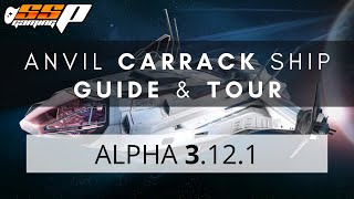 Star Citizen  Anvil Carrack Ship Guide amp Tour  Alpha 3121 [upl. by Nodnrb279]