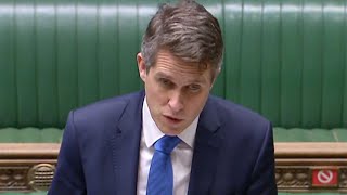 In full Education Secretary Gavin Williamson confirms exams will be replaced by teacher assessments [upl. by Zerdna993]