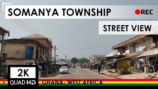 Amazing Street View of Somanya Ghana West Africa [upl. by Annaeiluj]