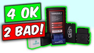 I bought 6 OBD2 scanners Dont buy these ones Thinkdiag2 OBD11 Veepeak Carista Carly OBDlink [upl. by Leontina]