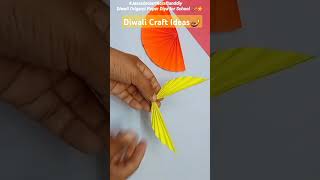 Diwali Origami Paper Diya🪔🌟Diwali Activity for School youtubeshorts shorts viralshorts [upl. by Weisberg]