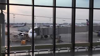 Airport Sheremetyevo Moscow Terminal E departures and take offs [upl. by Nynahs]