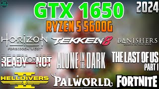 GTX 1650  Ryzen 5 5600G  Test in 28 Games  GTX 1650 Gaming in 2024 [upl. by Niuqauj291]