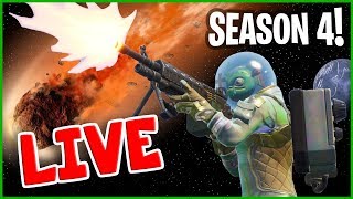 NEW Fortnite Season 4  Fortnite Victory Royale w Mini Ninja on Live Stream [upl. by Naej]