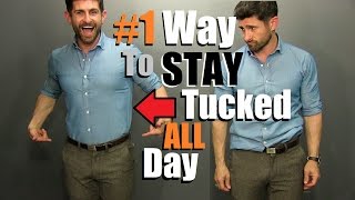 1 Way To Keep Your Shirt Tucked In ALL Day Testing 4 Ways To Find The BEST [upl. by Adama67]