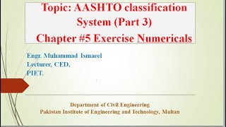 soil classification system  soil classification  soil classification according to aashto [upl. by Marven244]