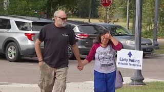 ‘We take so much for granted’ On first day of early voting man pleads for people to cast ballots [upl. by Eelloh]