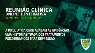 Uma história situada dos tratamentos psicoterápicos para depressão [upl. by Nahttam533]