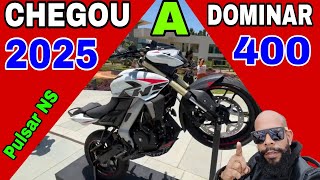 CHEGOU a nova Bajaj DOMINAR 400 totalmente ATUALIZADA [upl. by Kreitman]